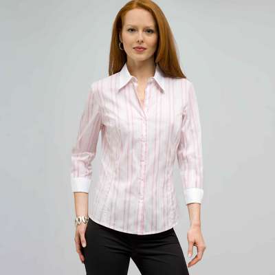 Stripe Button Down Shirt.